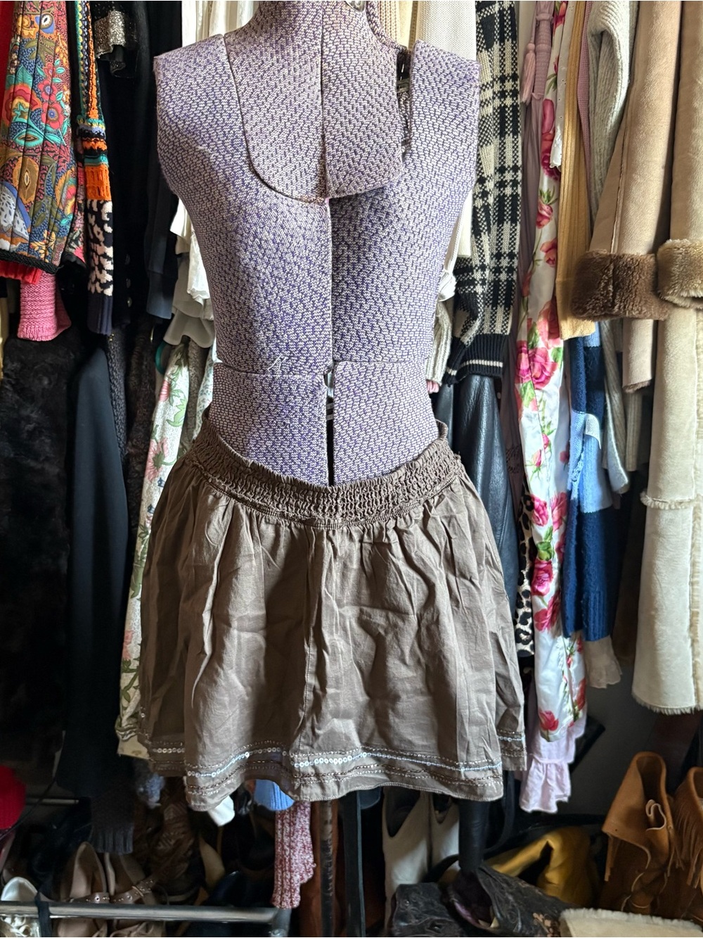 Y2K American Eagle Mini Skirt